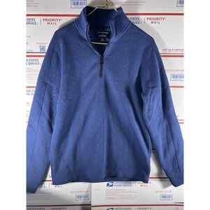 Banana Republic Pullover Mens M Blue Polartec 1/4 Zip Long Sleeve Quarter Zip